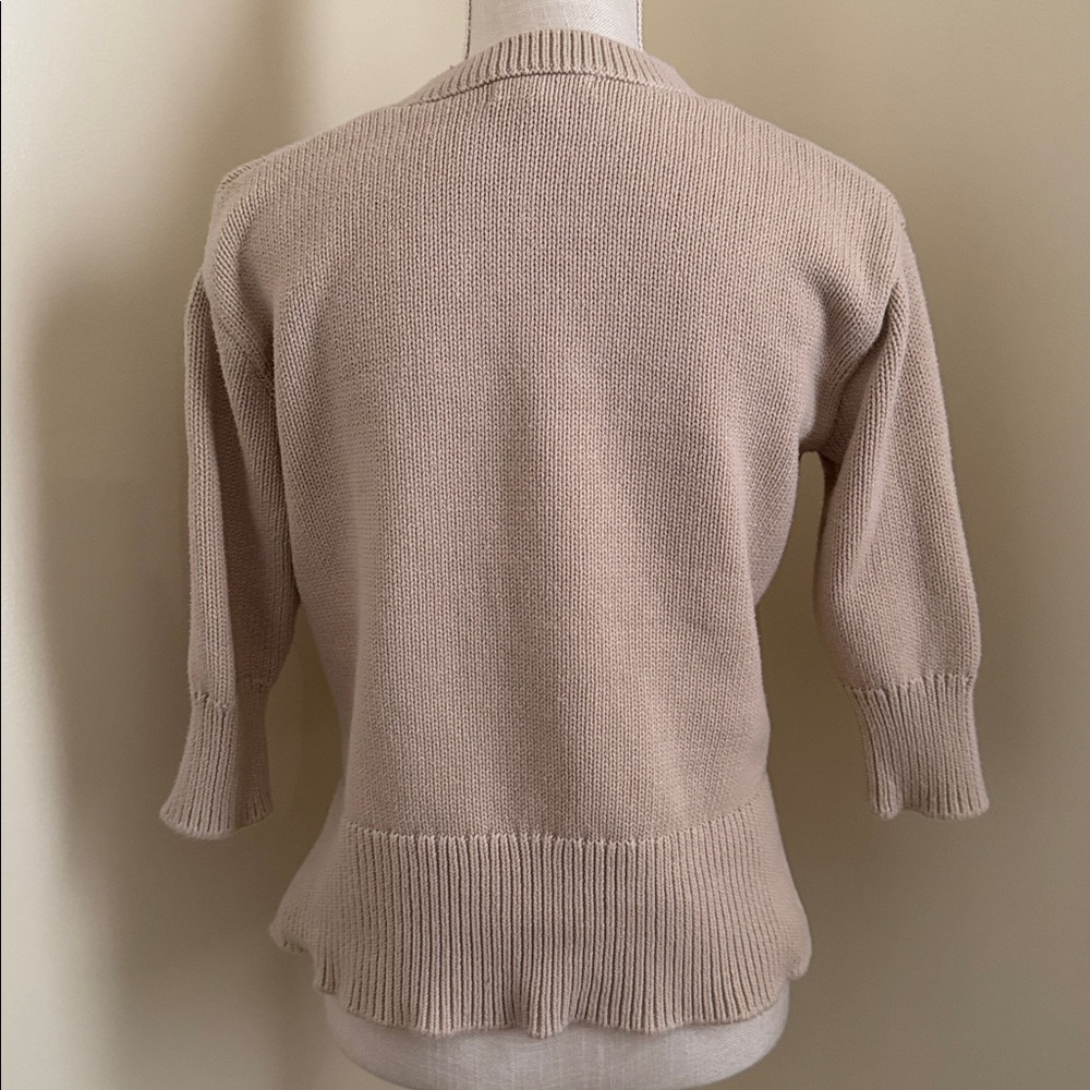 Workshop Republic Clothing Taupe V-Neck Sweater - Picture 10 of 13